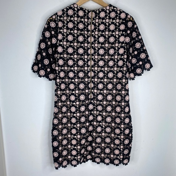 Kate Spade Dress 00 Lace Crochet Overlay Daisy Boho Preppy Holiday Formal Church - Picture 5 of 11
